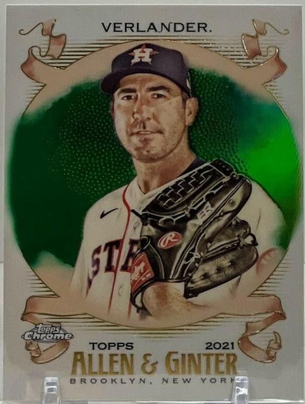 Justin Verlander [Green Refractor] #82
