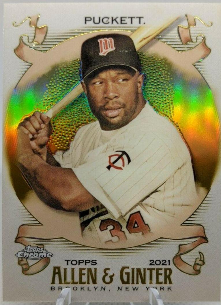 Kirby Puckett [Gold Refractor] #146