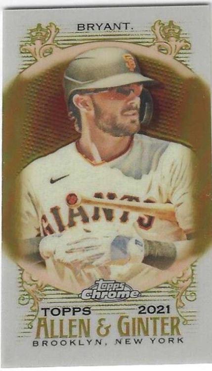 Kris Bryant [Mini Gold Refractor] #122