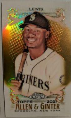 Kyle Lewis [Mini Gold Refractor] #75