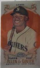 Kyle Lewis [Mini Orange Refractor] #75