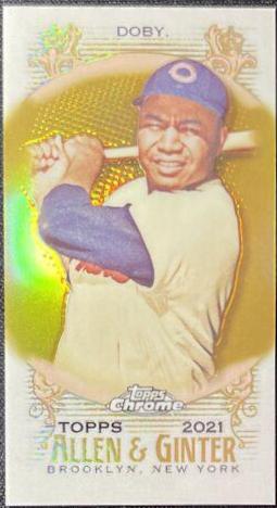 Larry Doby [Mini Gold Refractor] #87