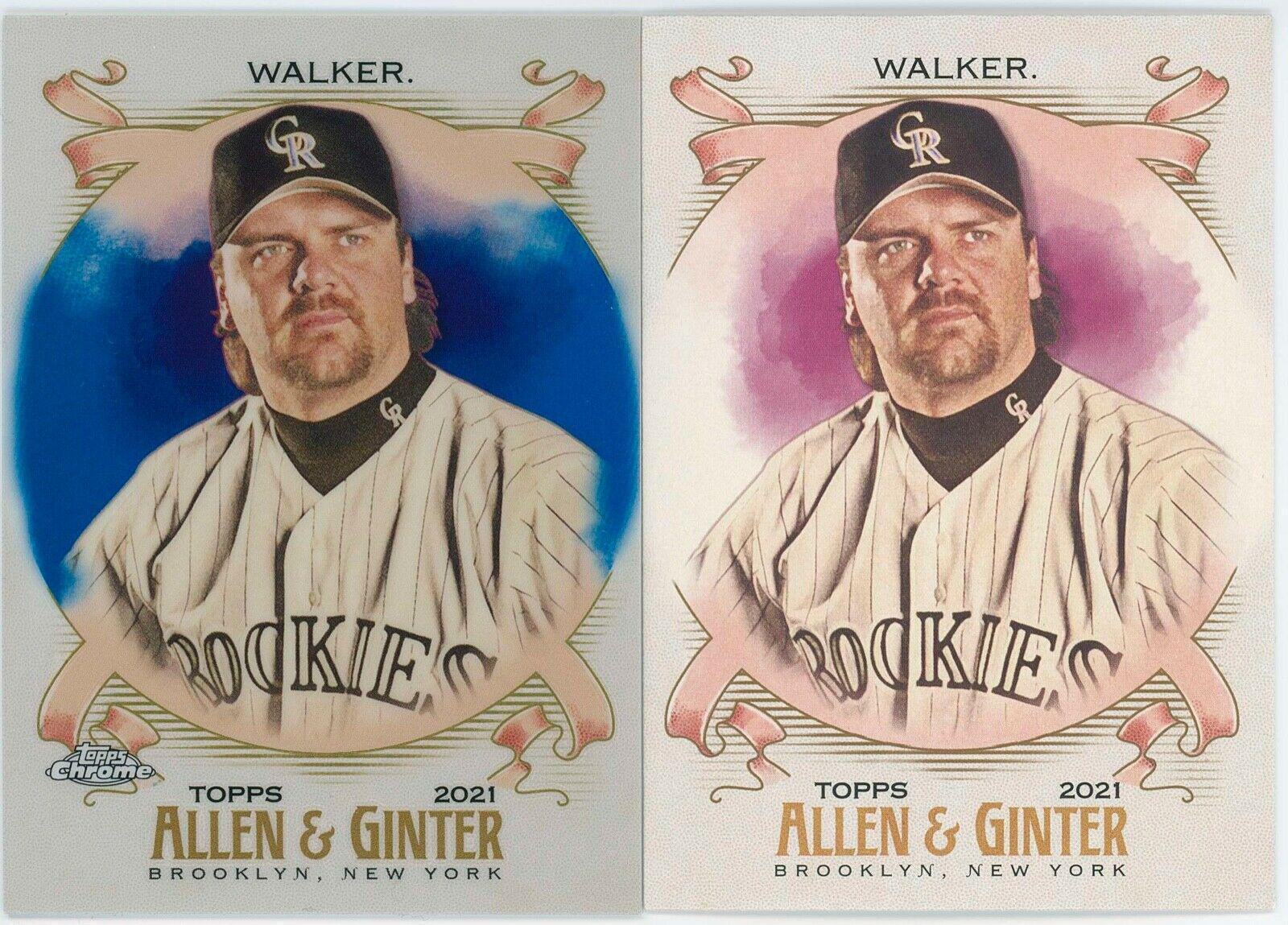 Larry Walker [Blue Refractor] #9