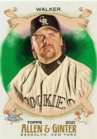 Larry Walker [Green Refractor] #9