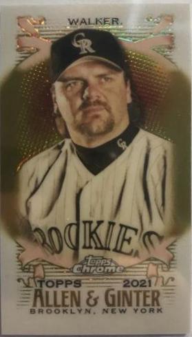 Larry Walker [Mini Gold Refractor] #9
