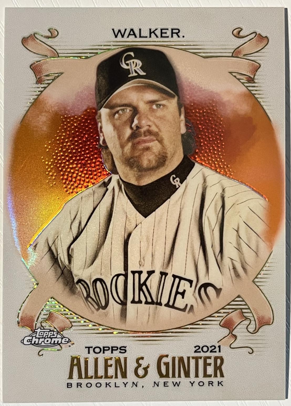 Larry Walker [Orange Refractor] #9