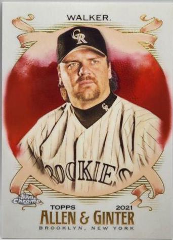 Larry Walker [Red Refractor] #9