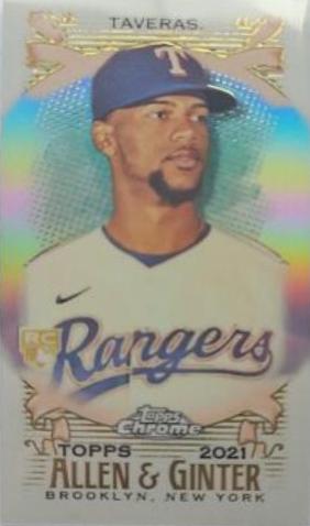 Leody Taveras [Mini Orange Refractor] #228