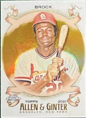 Lou Brock [Gold Refractor] #144