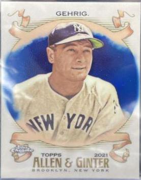 Lou Gehrig [Blue Refractor] #119
