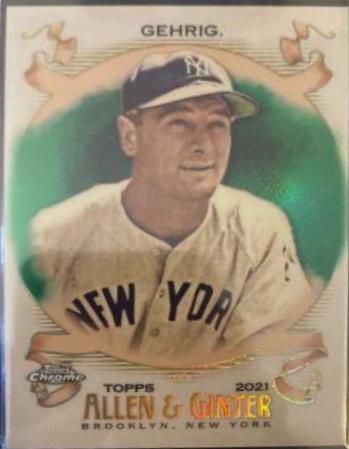 Lou Gehrig [Green Refractor] #119