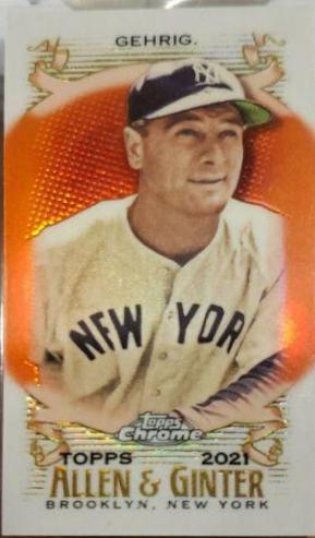 Lou Gehrig [Mini Orange Refractor] #119