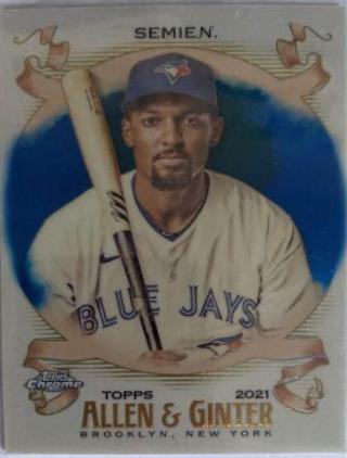 Marcus Semien [Blue Refractor] #169