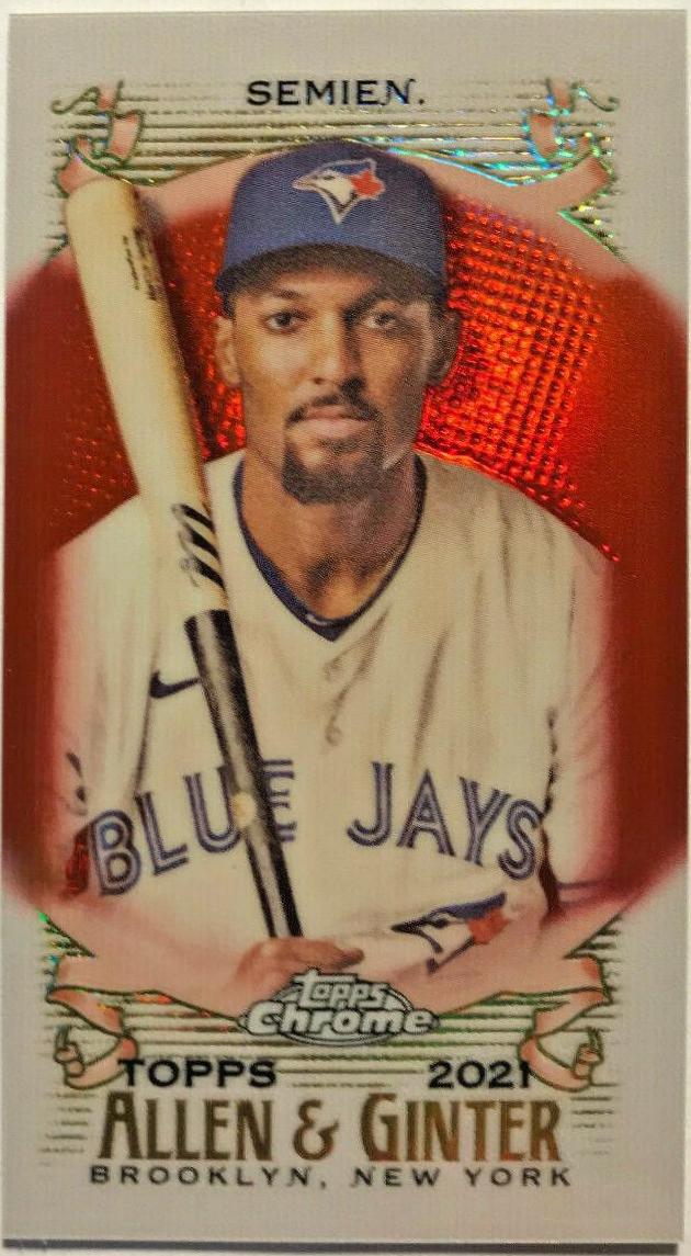 Marcus Semien [Mini Red Refractor] #169