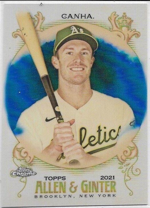 Mark Canha [Blue Refractor] #291