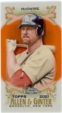 Mark McGwire [Mini Orange Refractor] #27