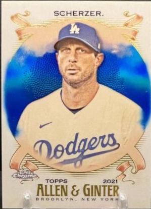 Max Scherzer [Blue Refractor] #52