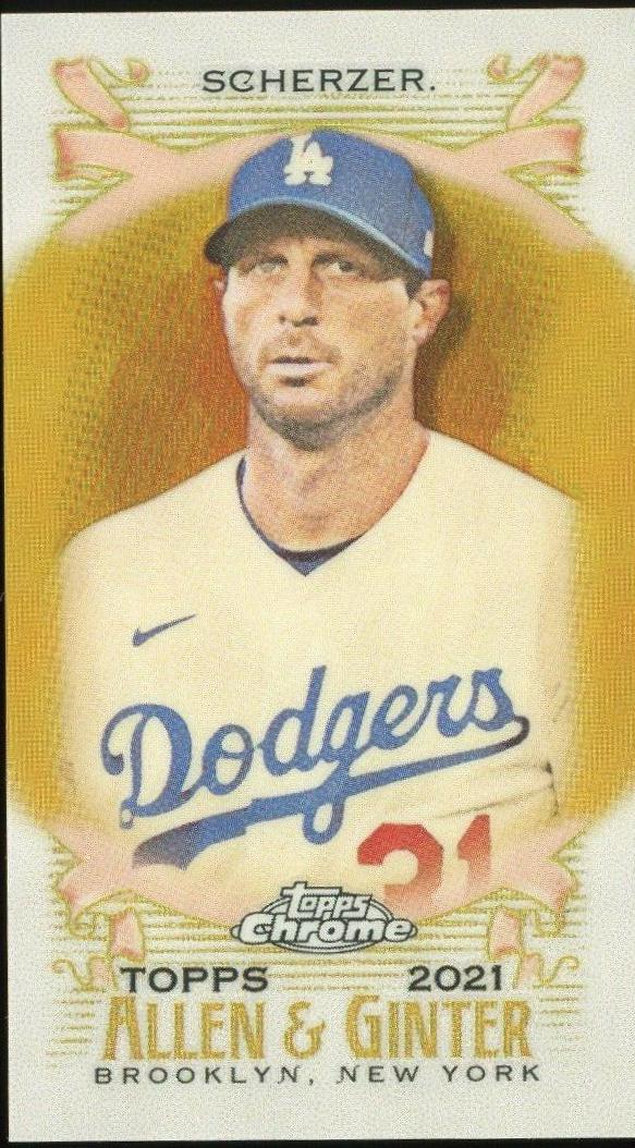 Max Scherzer [Mini Gold Refractor] #52