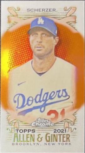 Max Scherzer [Mini Orange Refractor] #52
