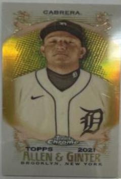 Miguel Cabrera [Mini Gold Refractor] #109
