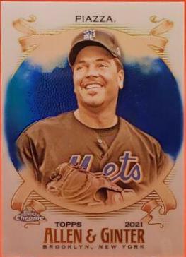 Mike Piazza [Blue Refractor] #3