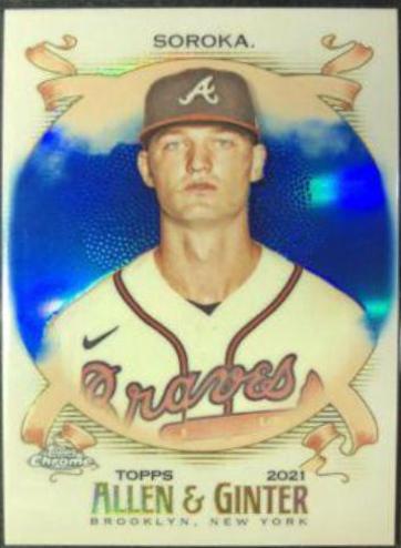 Mike Soroka [Blue Refractor] #155