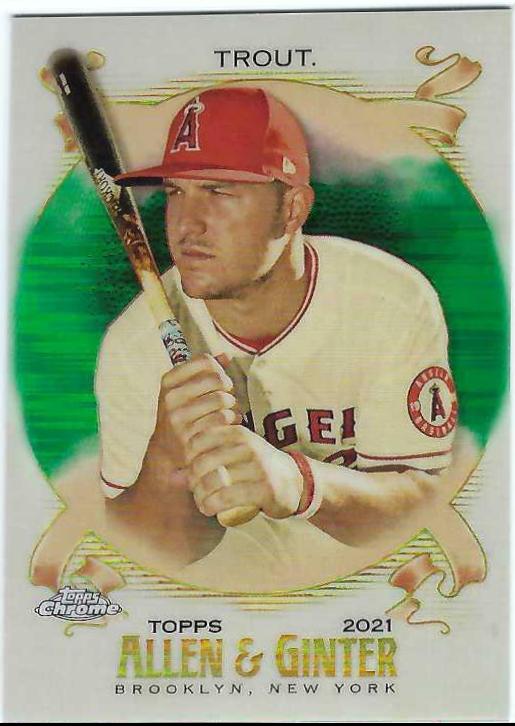 Mike Trout [Green Refractor] #32