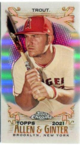 Mike Trout [Mini Orange Refractor] #32
