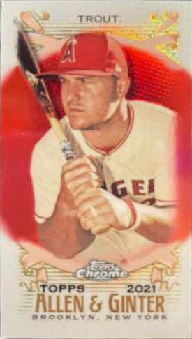 Mike Trout [Mini Red Refractor] #32