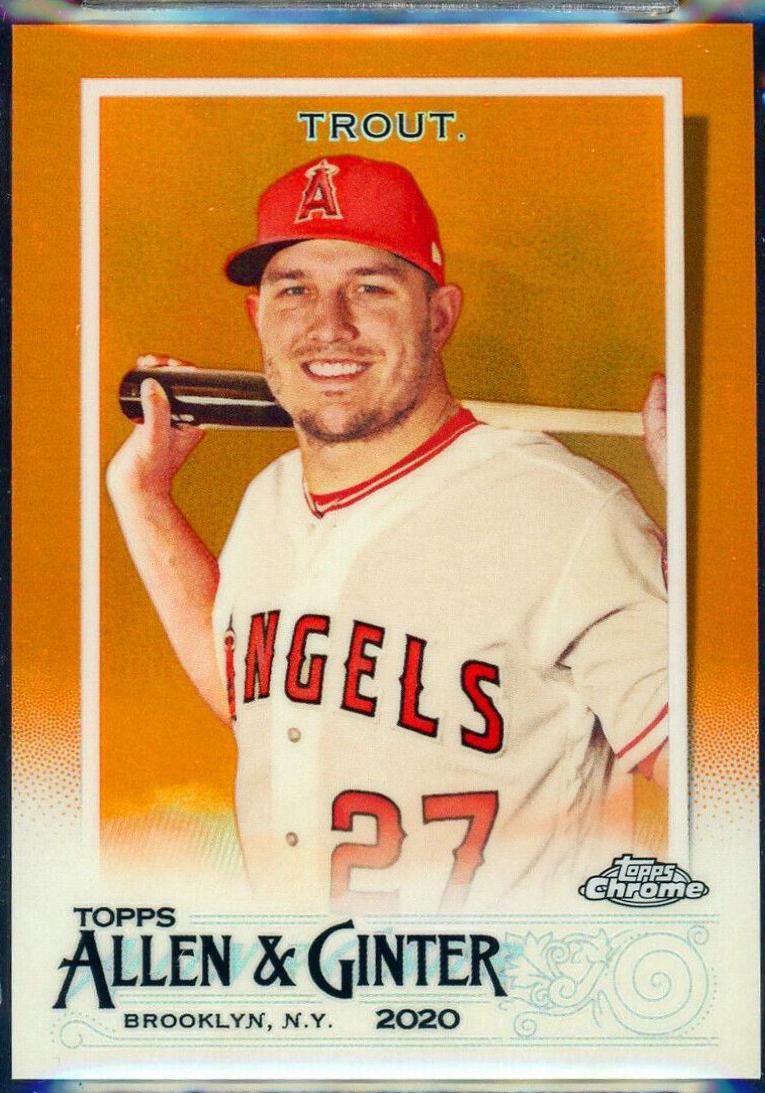 Mike Trout [Orange Refractor] #32