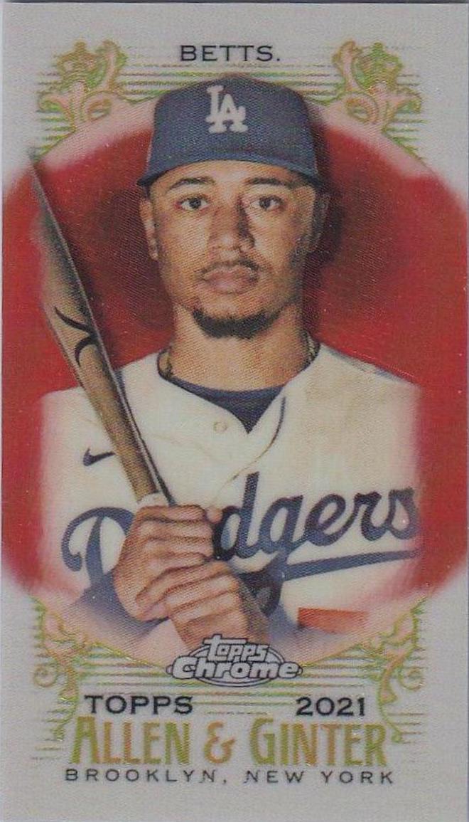 Mookie Betts [Orange Refractor] #92