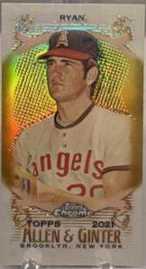 Nolan Ryan [Mini Gold Refractor] #40