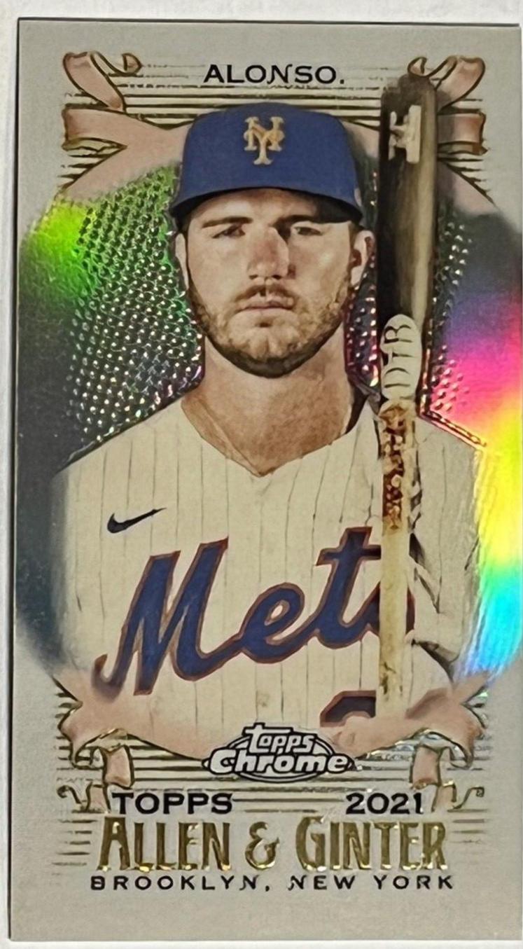 Pete Alonso [Mini Orange Refractor] #10
