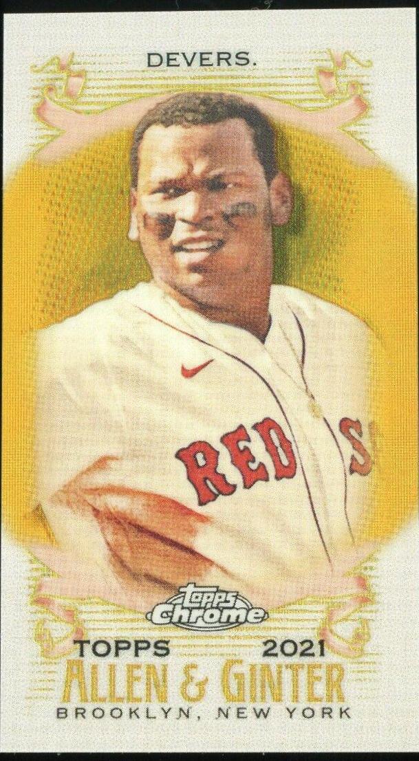 Rafael Devers [Mini Gold Refractor] #253