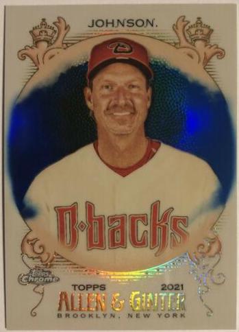 Randy Johnson [Blue Refractor] #54