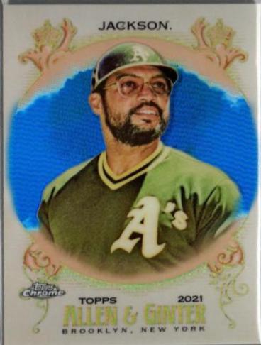 Reggie Jackson [Blue Refractor] #46