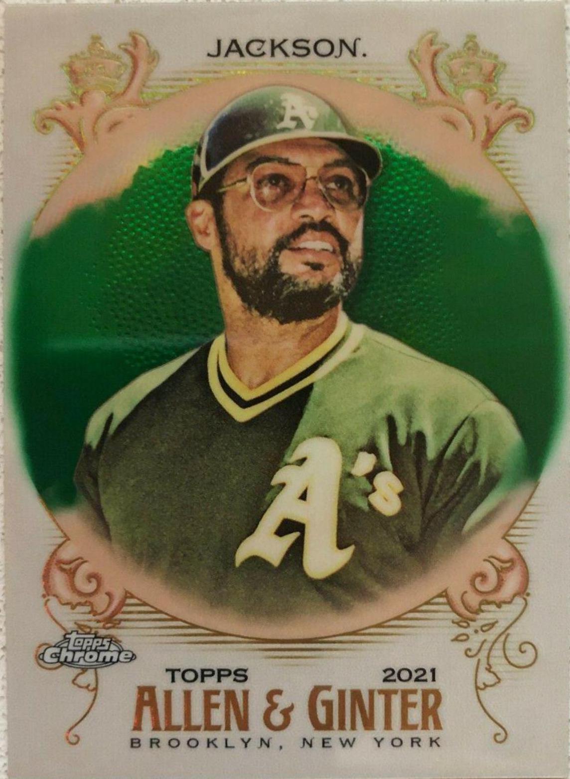 Reggie Jackson [Green Refractor] #46