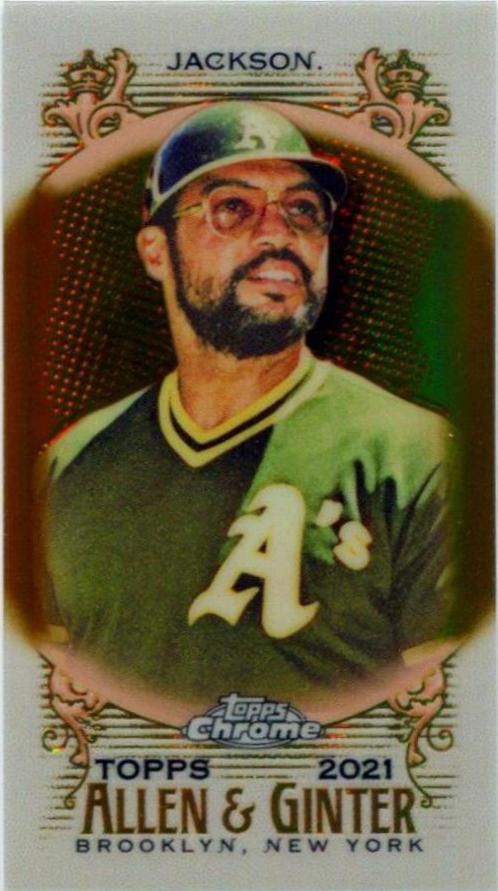 Reggie Jackson [Mini Gold Refractor] #46