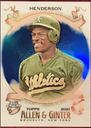 Rickey Henderson [Blue Refractor] #30