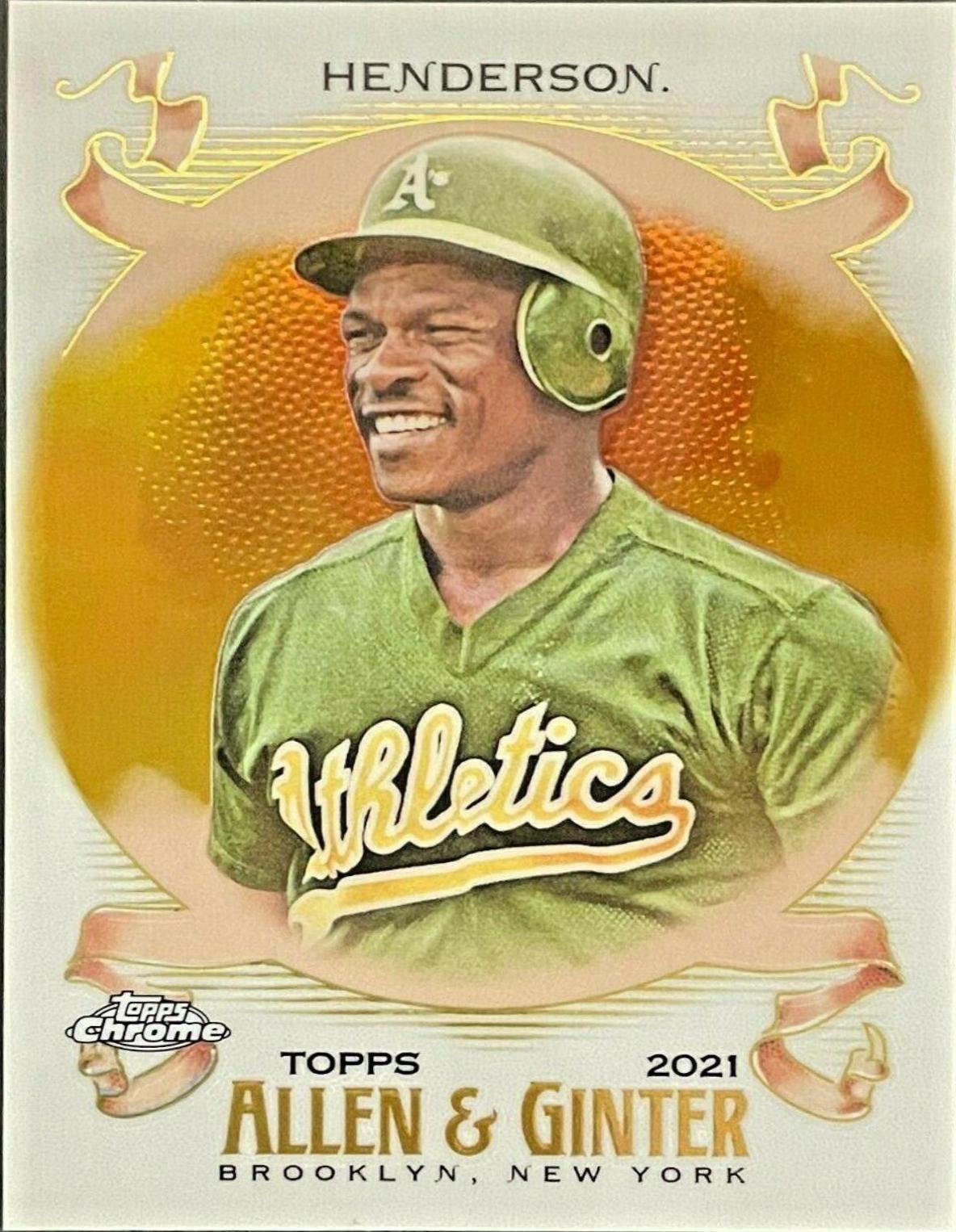 Rickey Henderson [Gold Refractor] #30