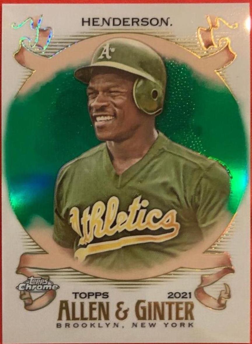 Rickey Henderson [Green Refractor] #30