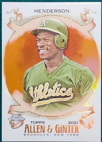 Rickey Henderson [Orange Refractor] #30