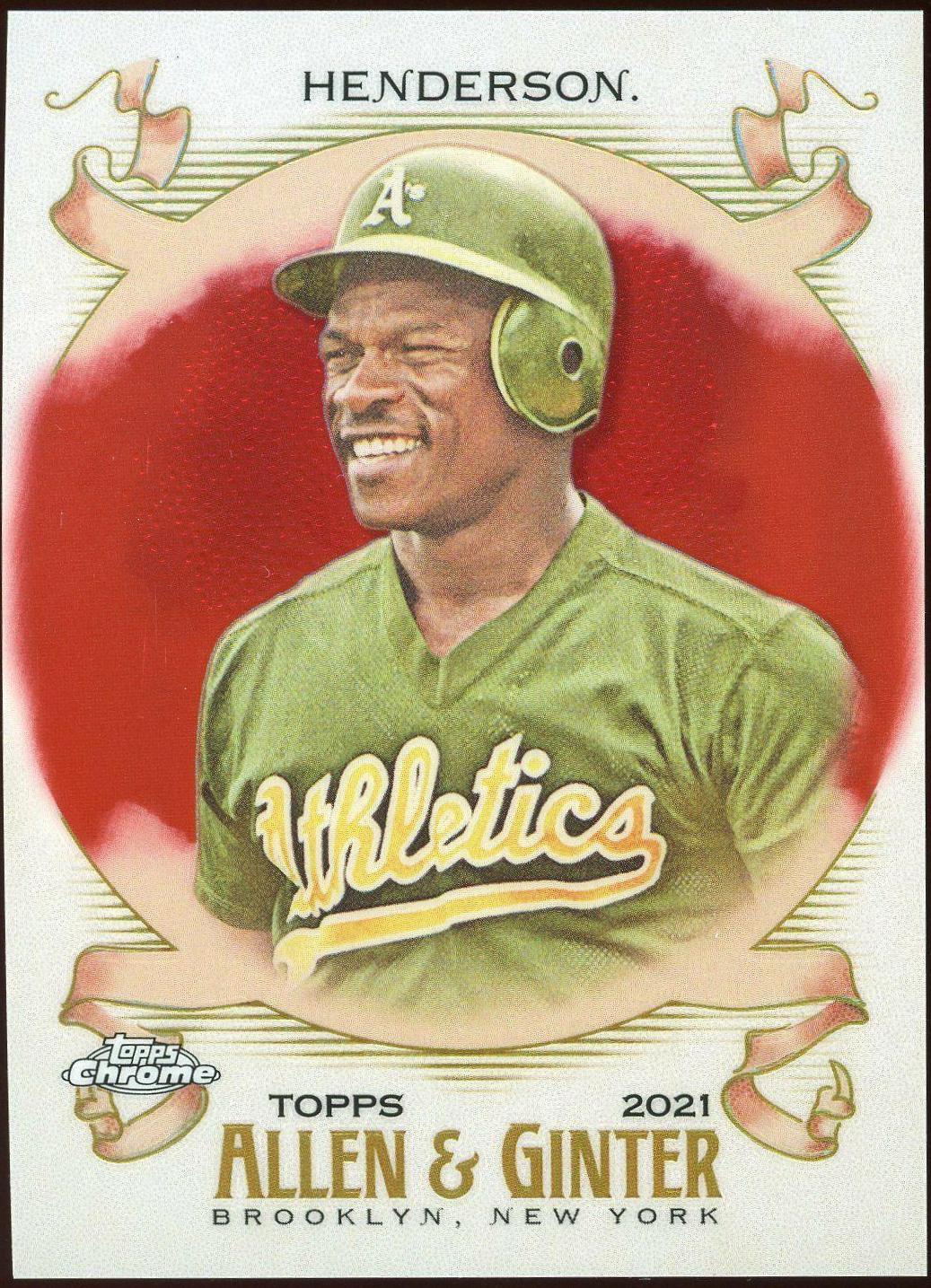 Rickey Henderson [Red Refractor] #30