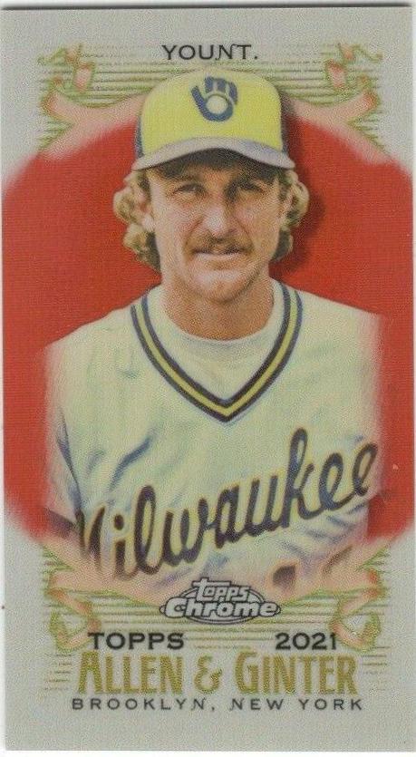 Robin Yount [Mini Orange Refractor] #22