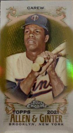 Rod Carew [Mini Gold Refractor] #108