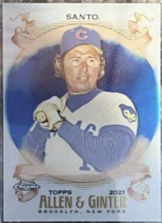 Ron Santo [Blue Refractor] #86
