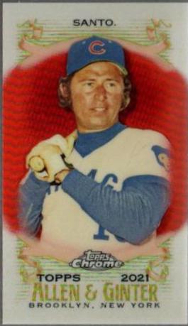 Ron Santo [Mini Orange Refractor] #86