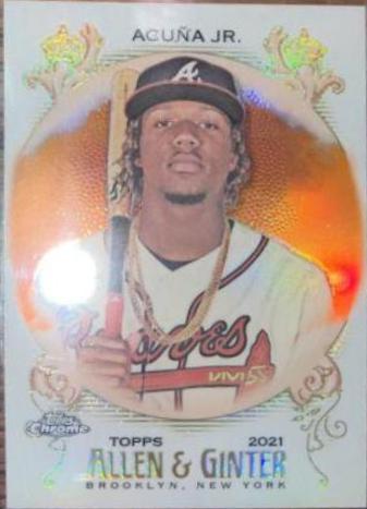 Ronald Acuna Jr. [Orange Refractor] #72