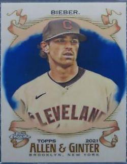 Shane Bieber [Blue Refractor] #66