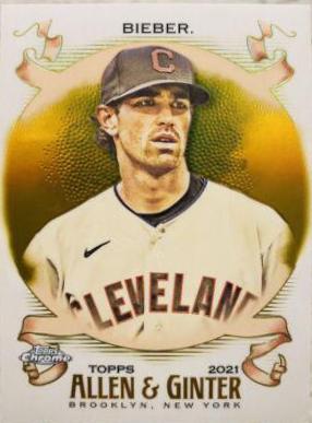 Shane Bieber [Gold Refractor] #66